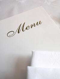 Menu Catering Business Restaurant